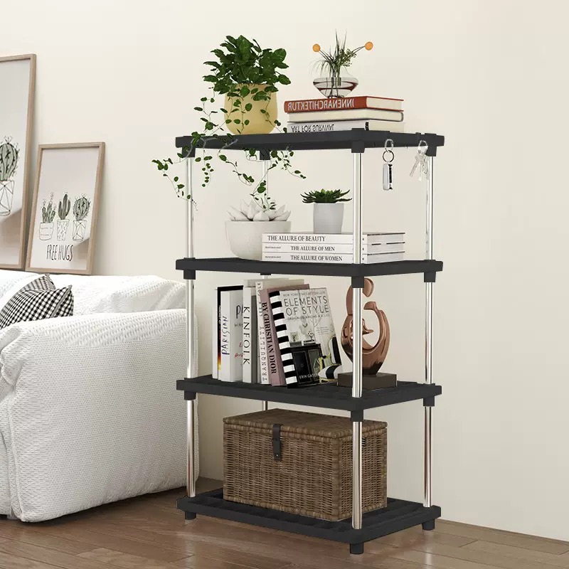 Sports Equipment Cabinet - Four-Layer Multi-Functional Storage Rack Bathroom Living