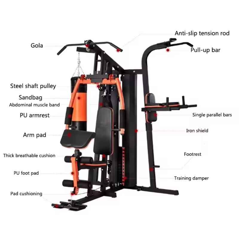 Sports Equipment United - Three-Person Combined Fitness Equipment Integrated Sports