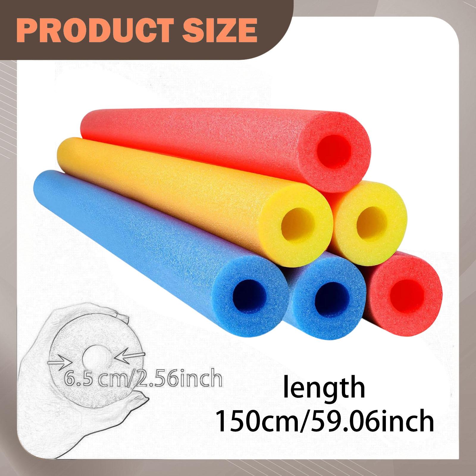 Foam Pool Noodle - 6x Floating Pool Noodles Foam Tubes