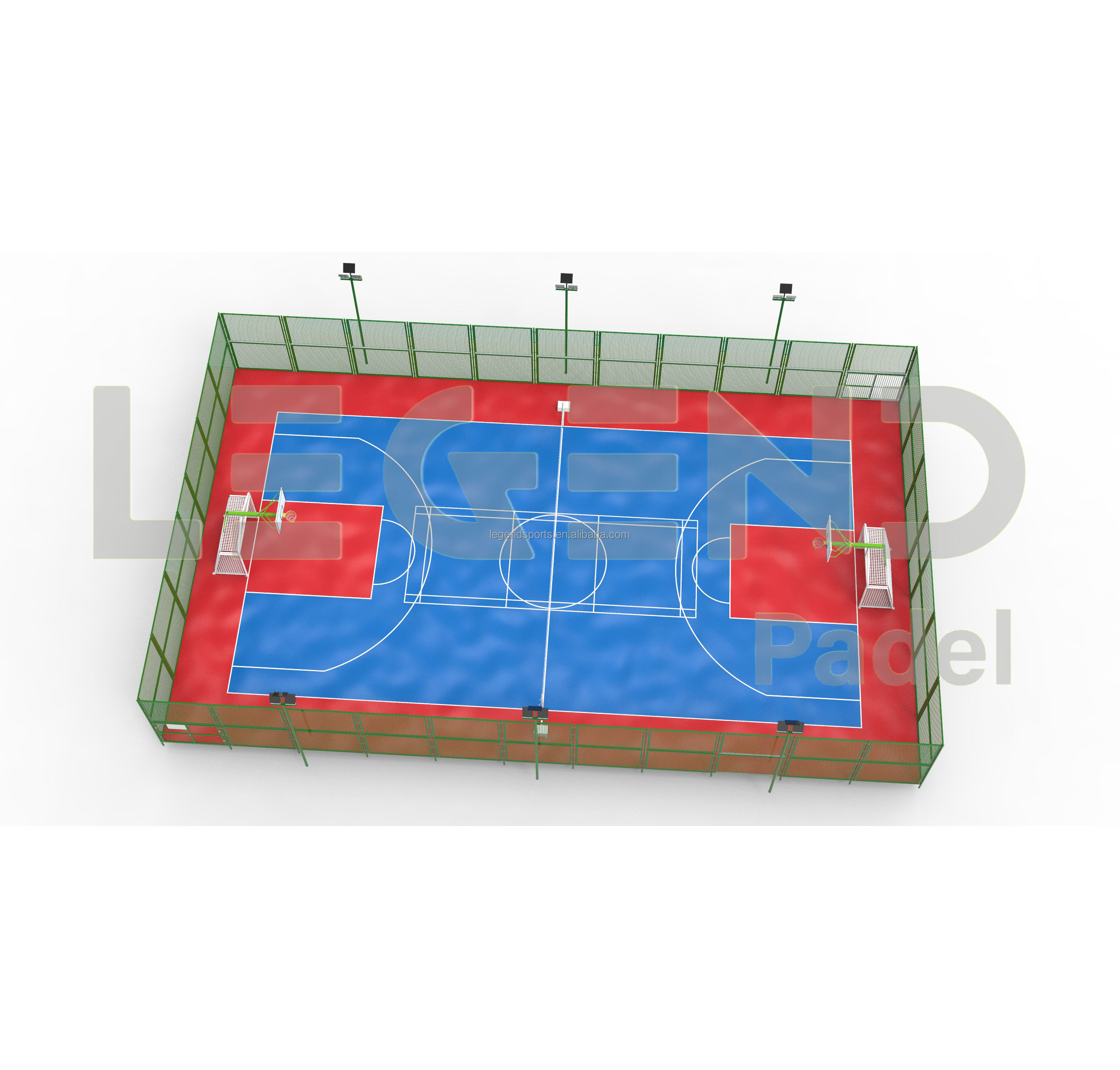 Sports Equipment And Facilities - Multi Functional Outdoor Sports Field Multi