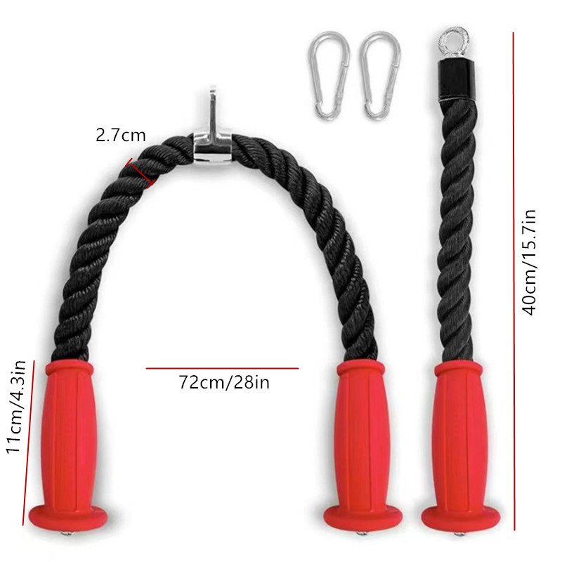 Ergonomic Tricep Ropes Non-Sli - Sports Equipment Names ulasan dan harga