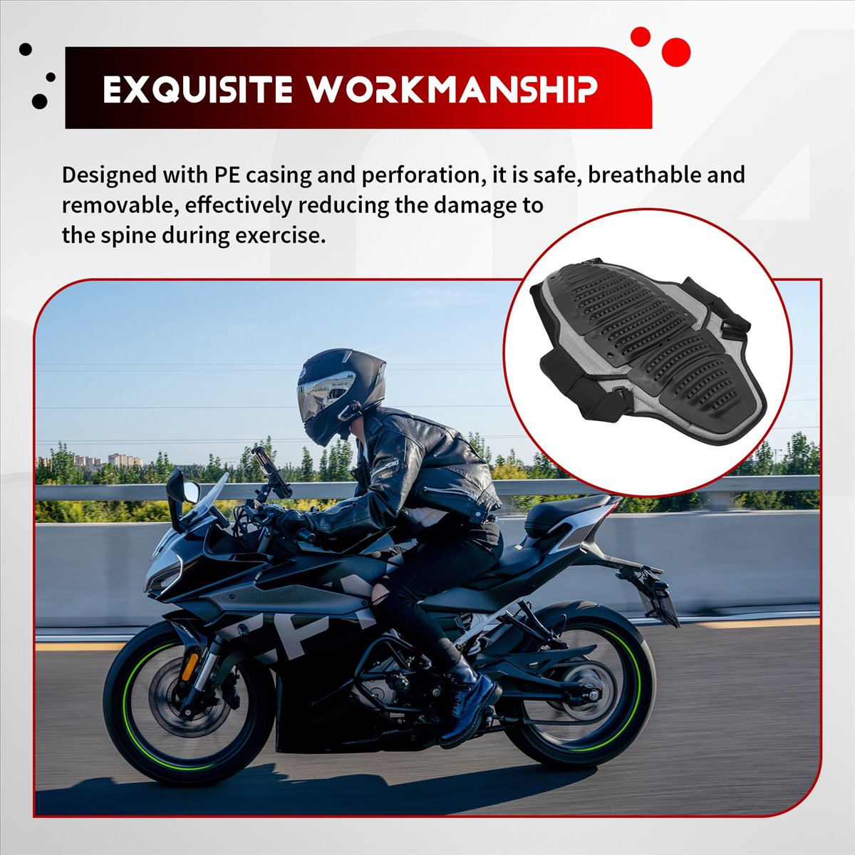 A23Z Motorcycle Knight Back Pr - Sports Equipment United ulasan dan harga