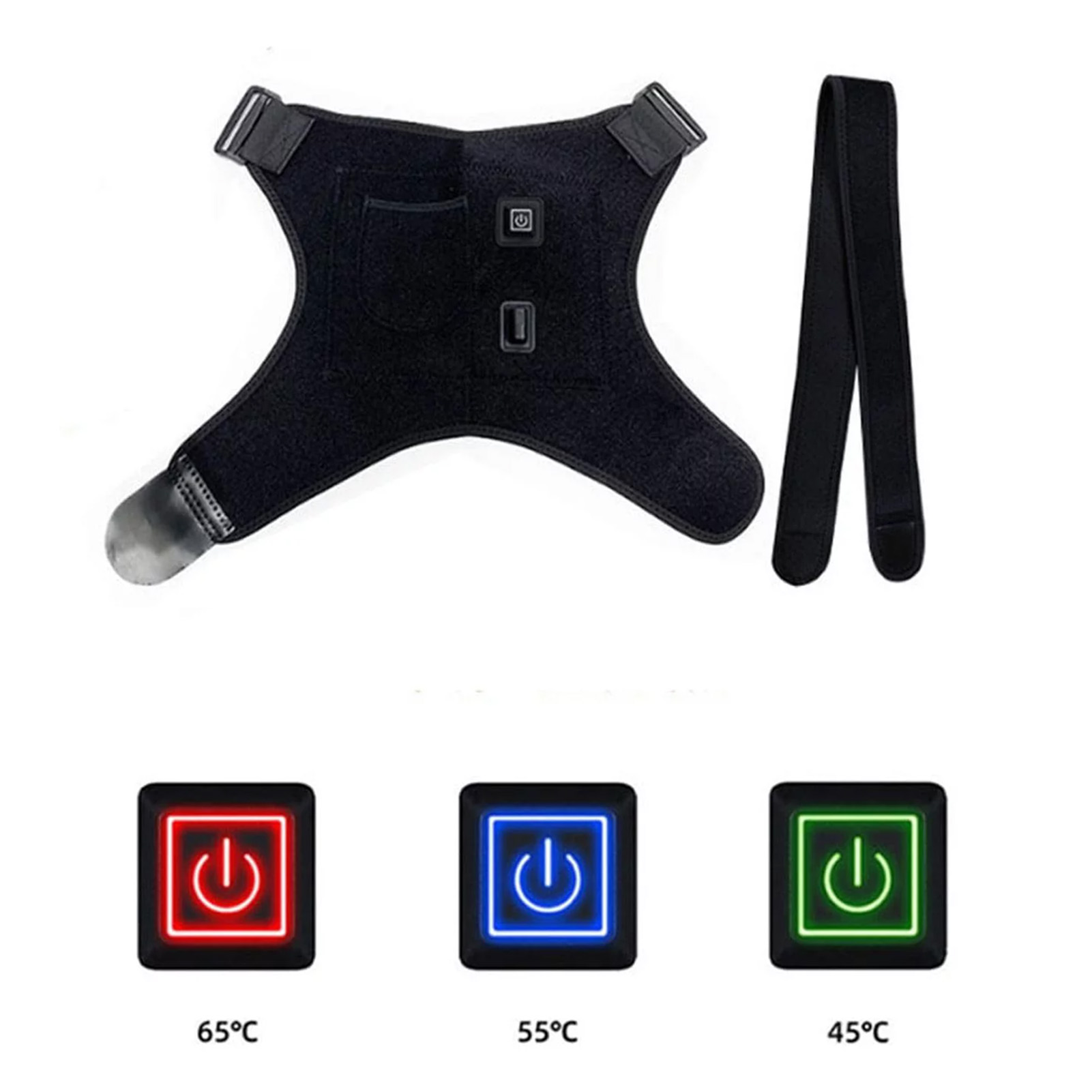 Usb Heated Shoulder Brace Rota - Sports Equipment United ulasan dan harga
