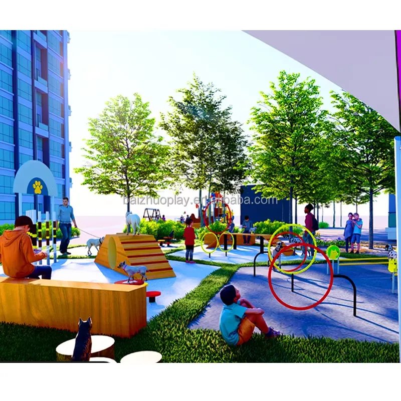 Outdoor Custom Pet Park Playgr - Sports Equipment And Facilities ulasan dan harga