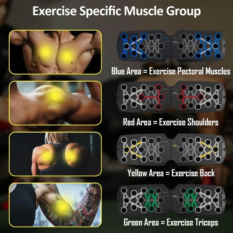 Foldable Push Up Board with Re - Sports Equipment Names ulasan dan harga